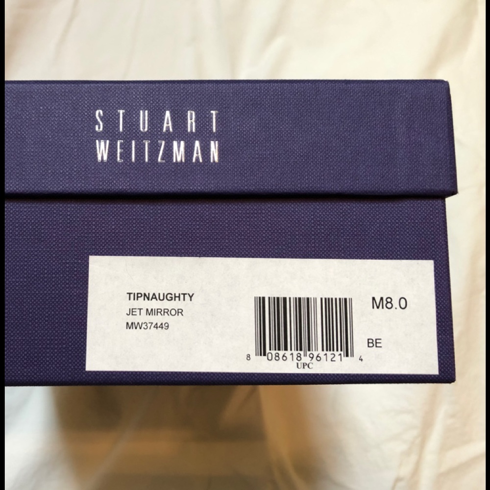 Stuart Weizmann Tipnaughty Jet Mirror Pumps - Sz 8 - image 8